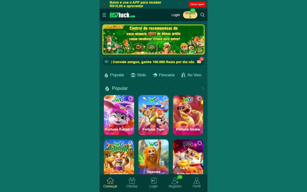 857luck333.com screenshot