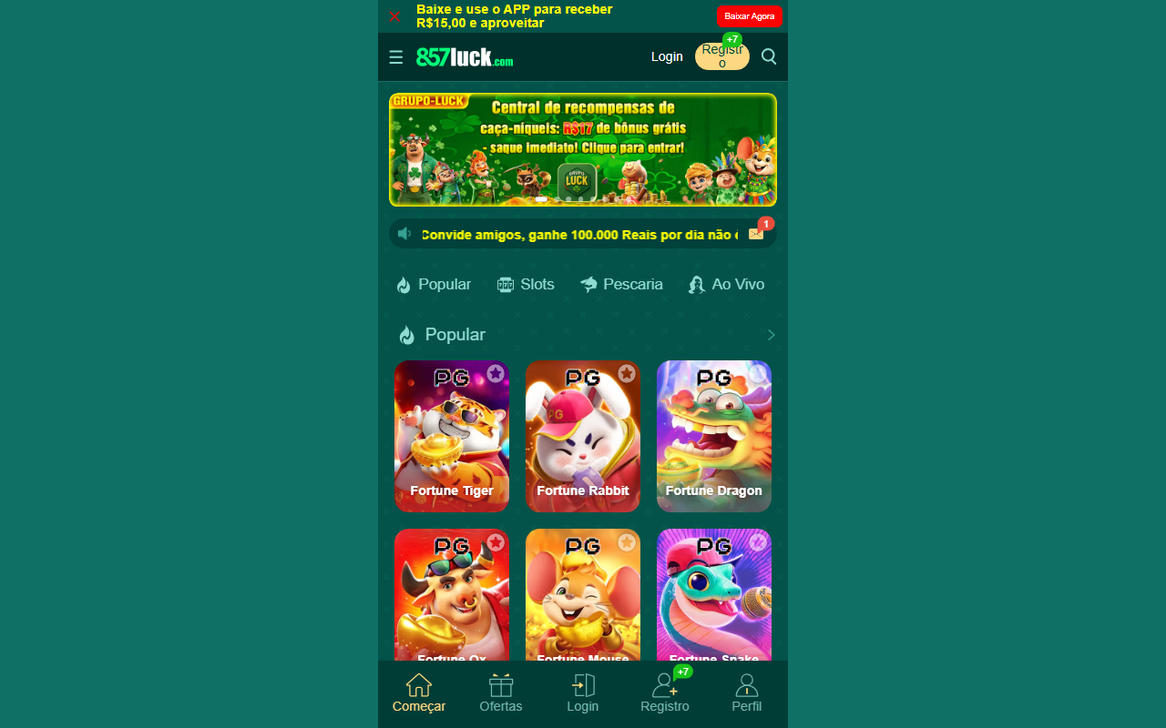 857luck666.com screenshot