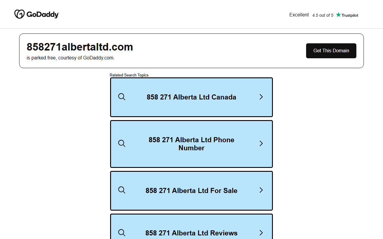 858271albertaltd.com screenshot