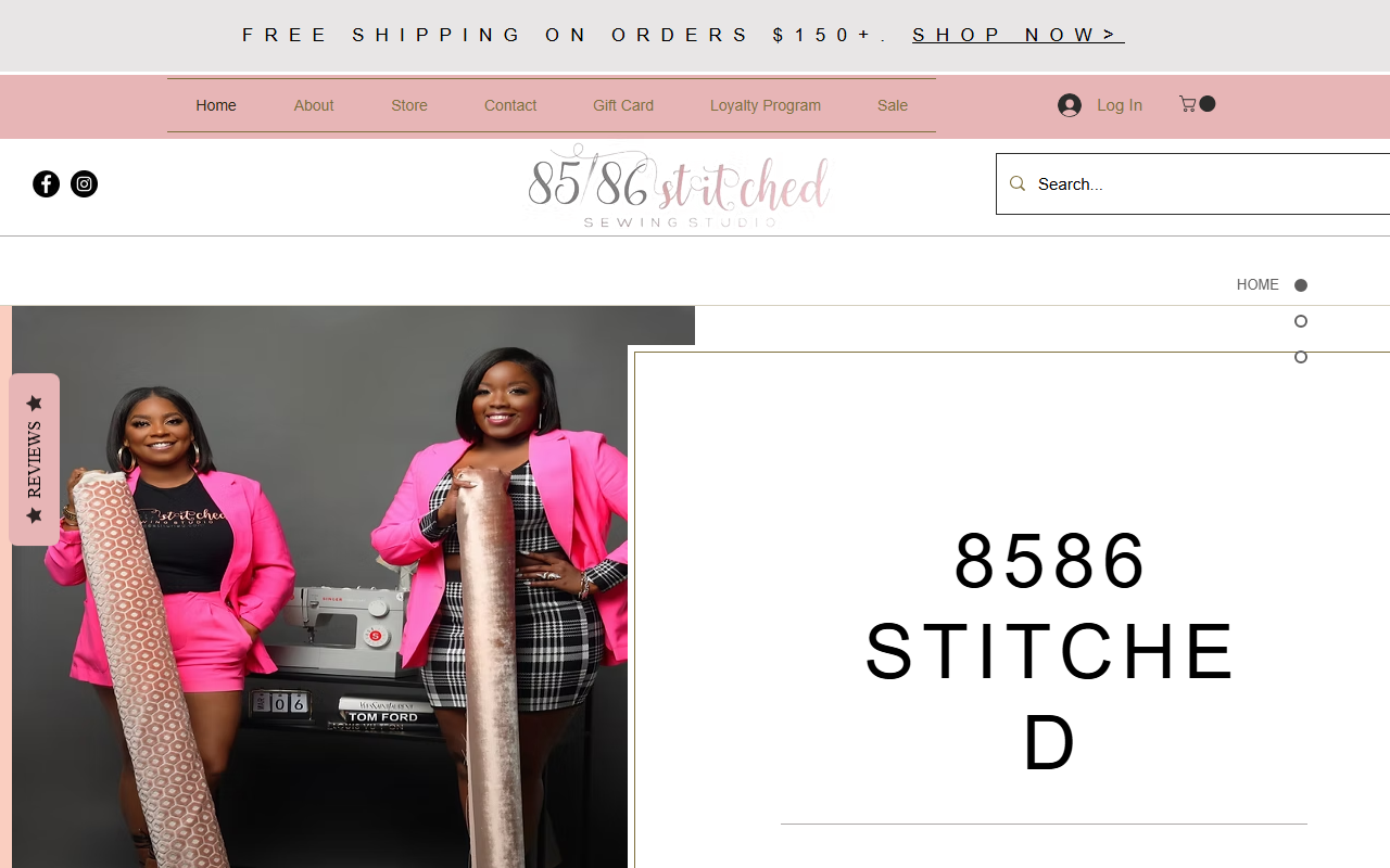 8586stitched.com screenshot