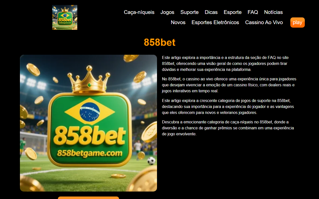 858betgame.com screenshot