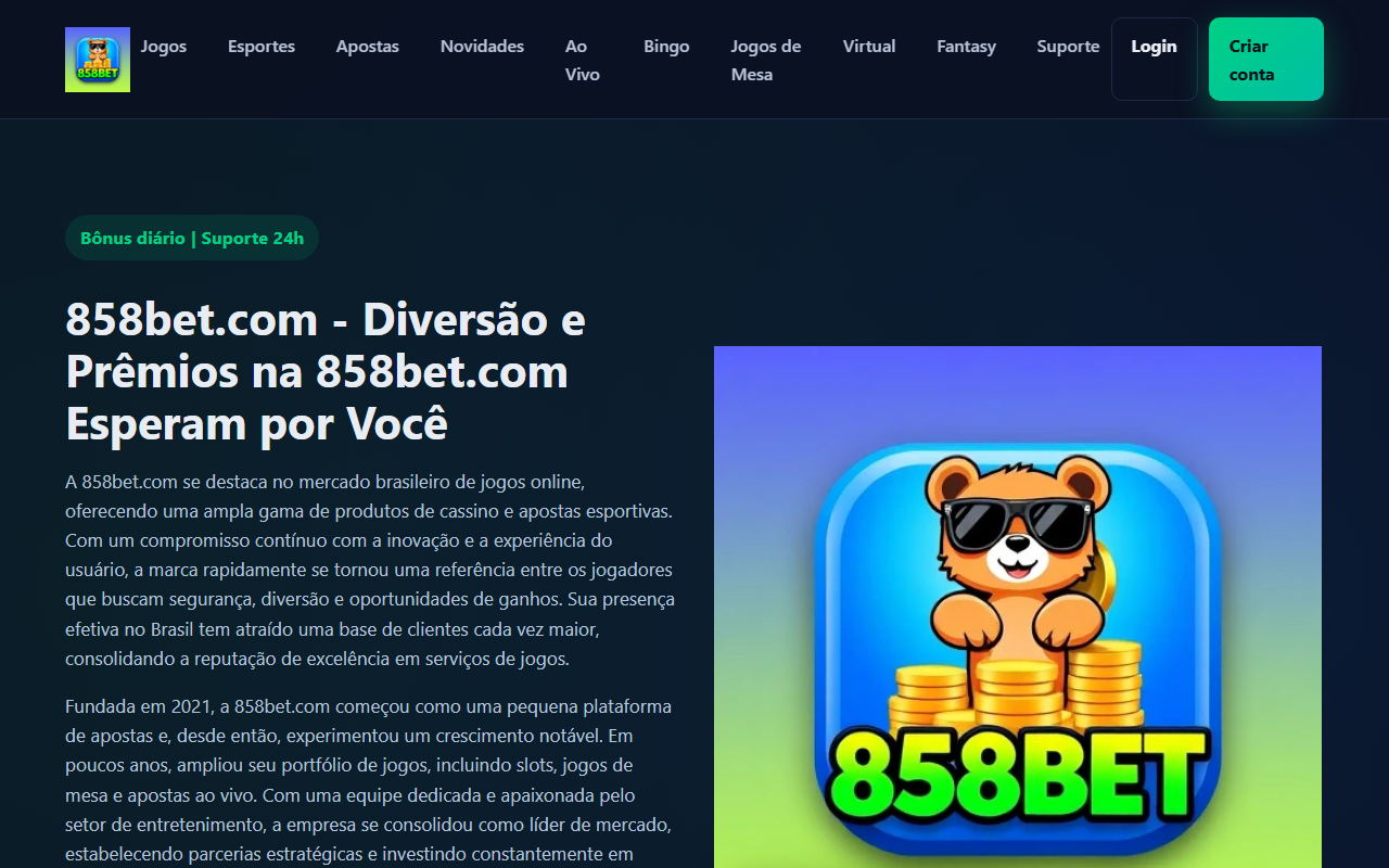 858betjogo.com screenshot