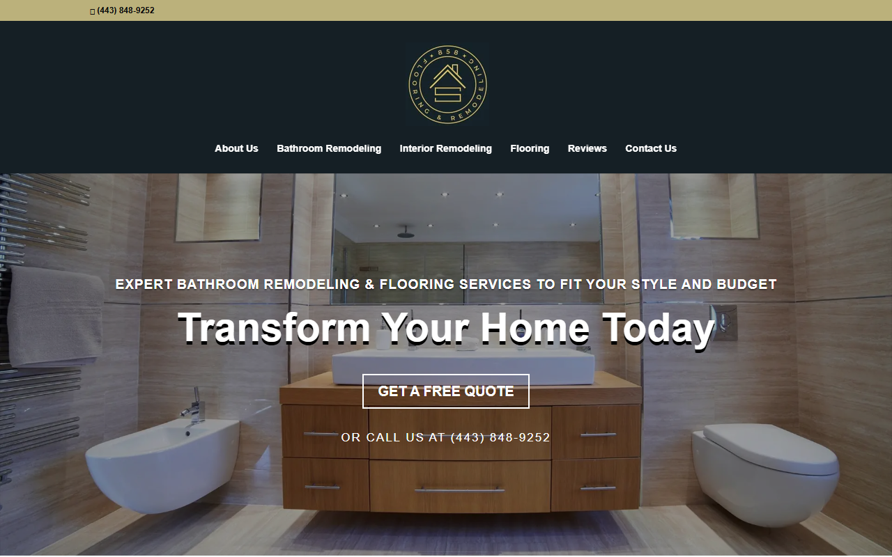 858flooring.com screenshot