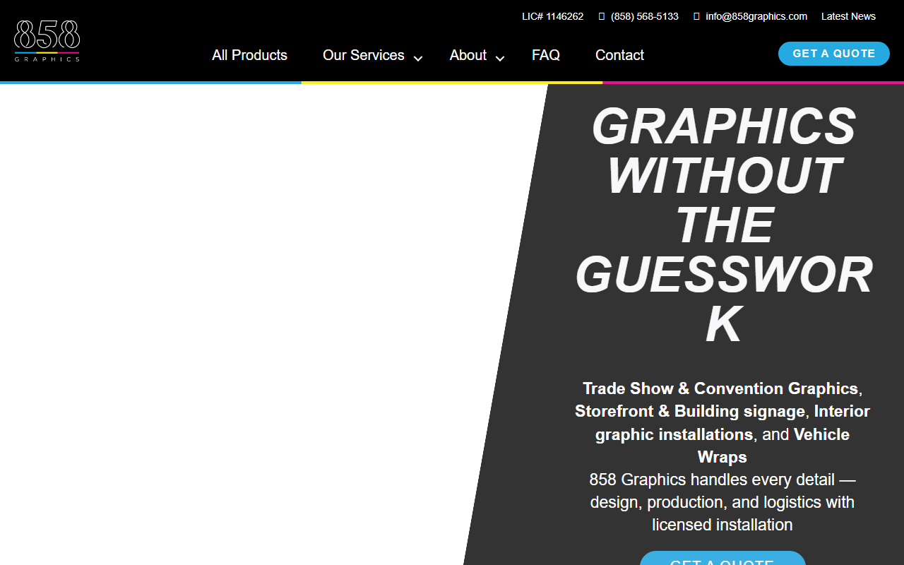 858graphics.com screenshot