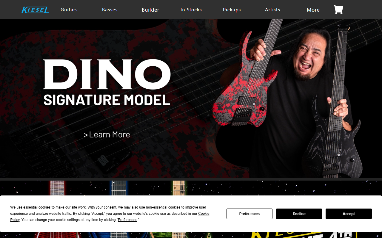 858guitars.com screenshot