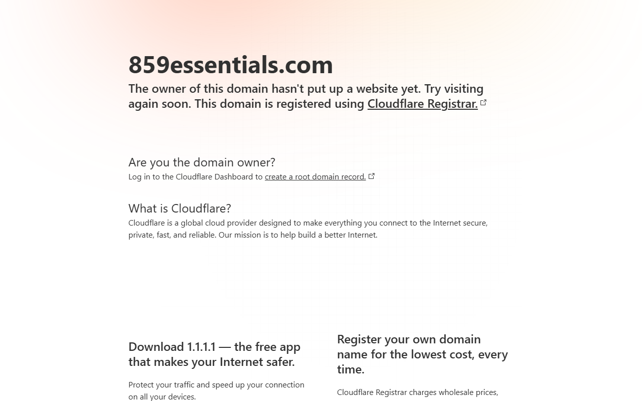 859essentials.com screenshot