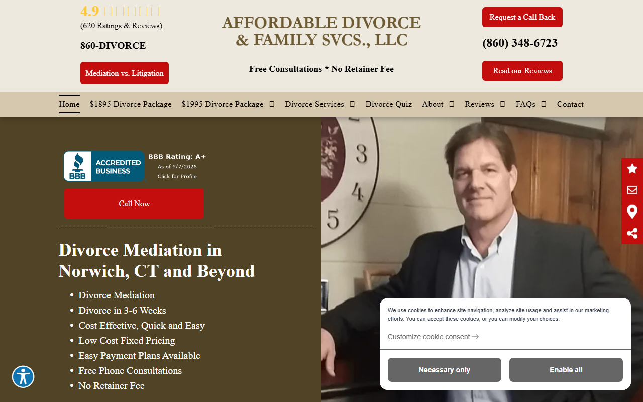 860divorce.com screenshot