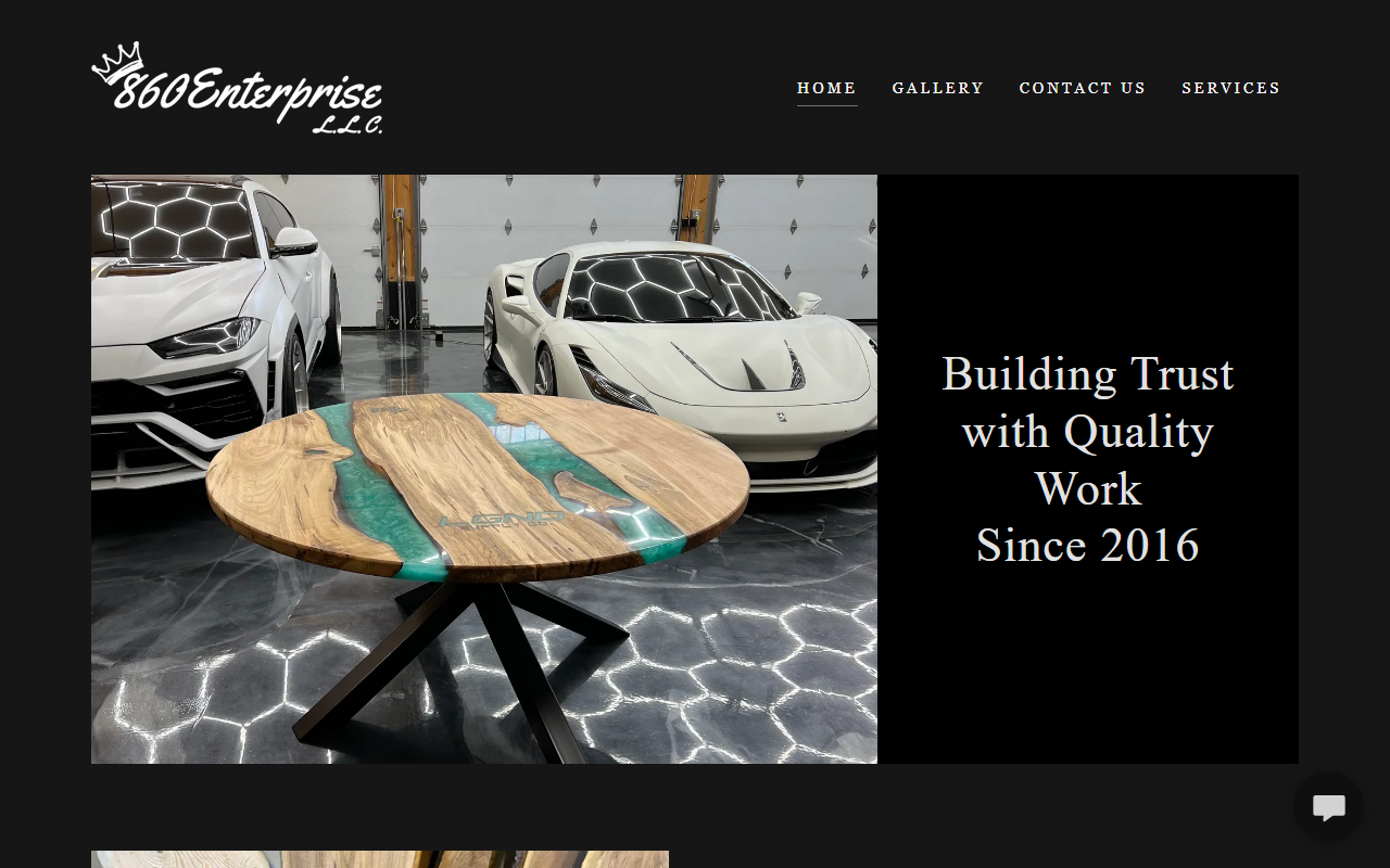 860enterprise.com screenshot