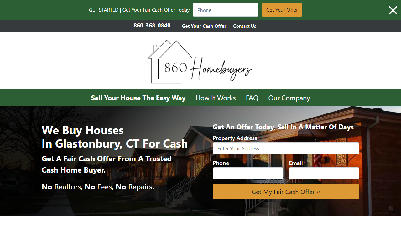 860homebuyers.com screenshot