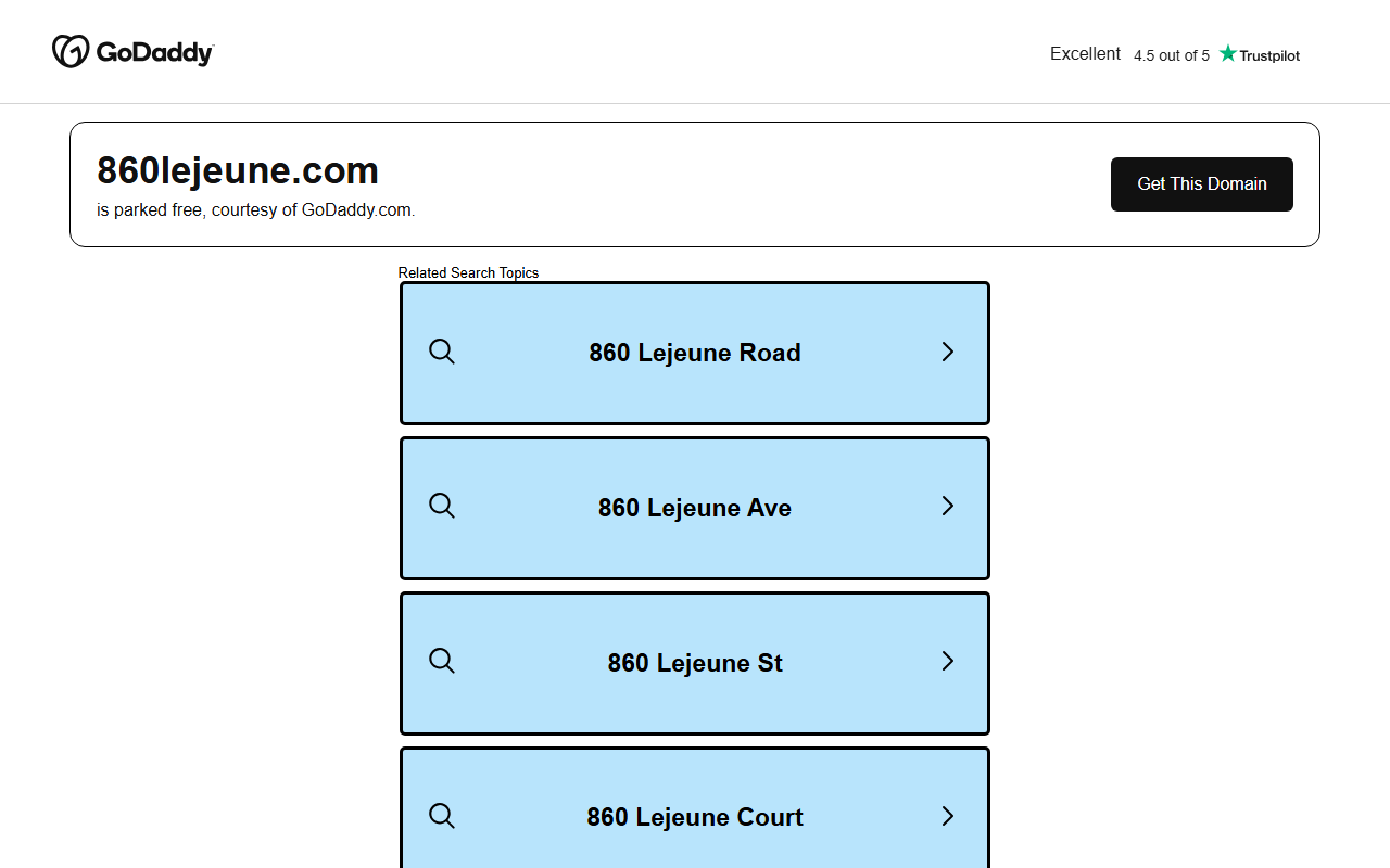 860lejeune.com screenshot