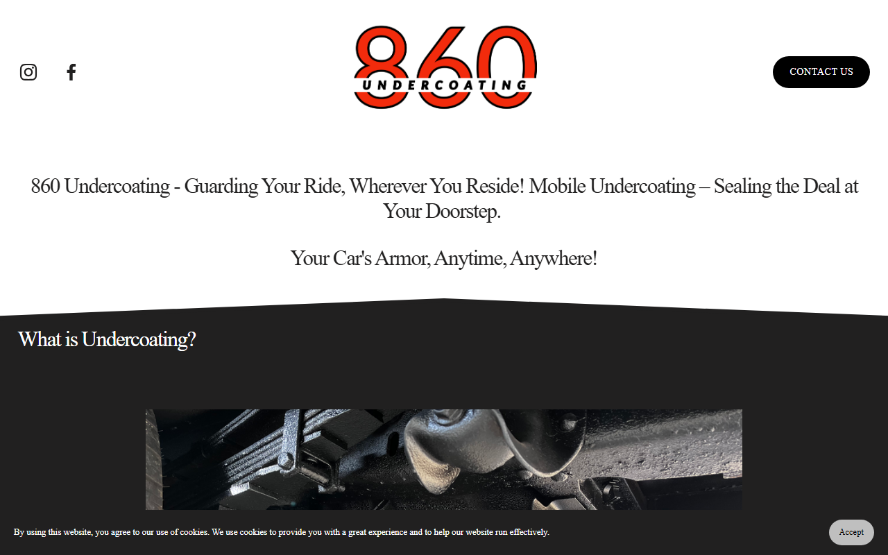 860undercoating.com screenshot