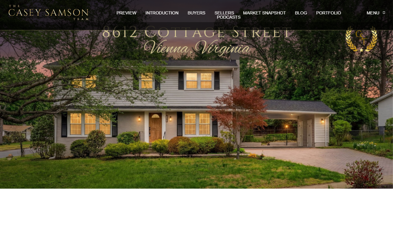 8612cottage.com screenshot