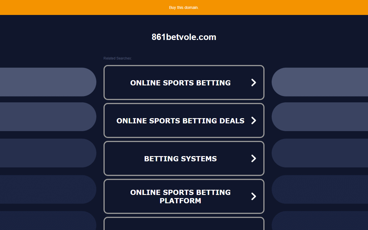 861betvole.com screenshot
