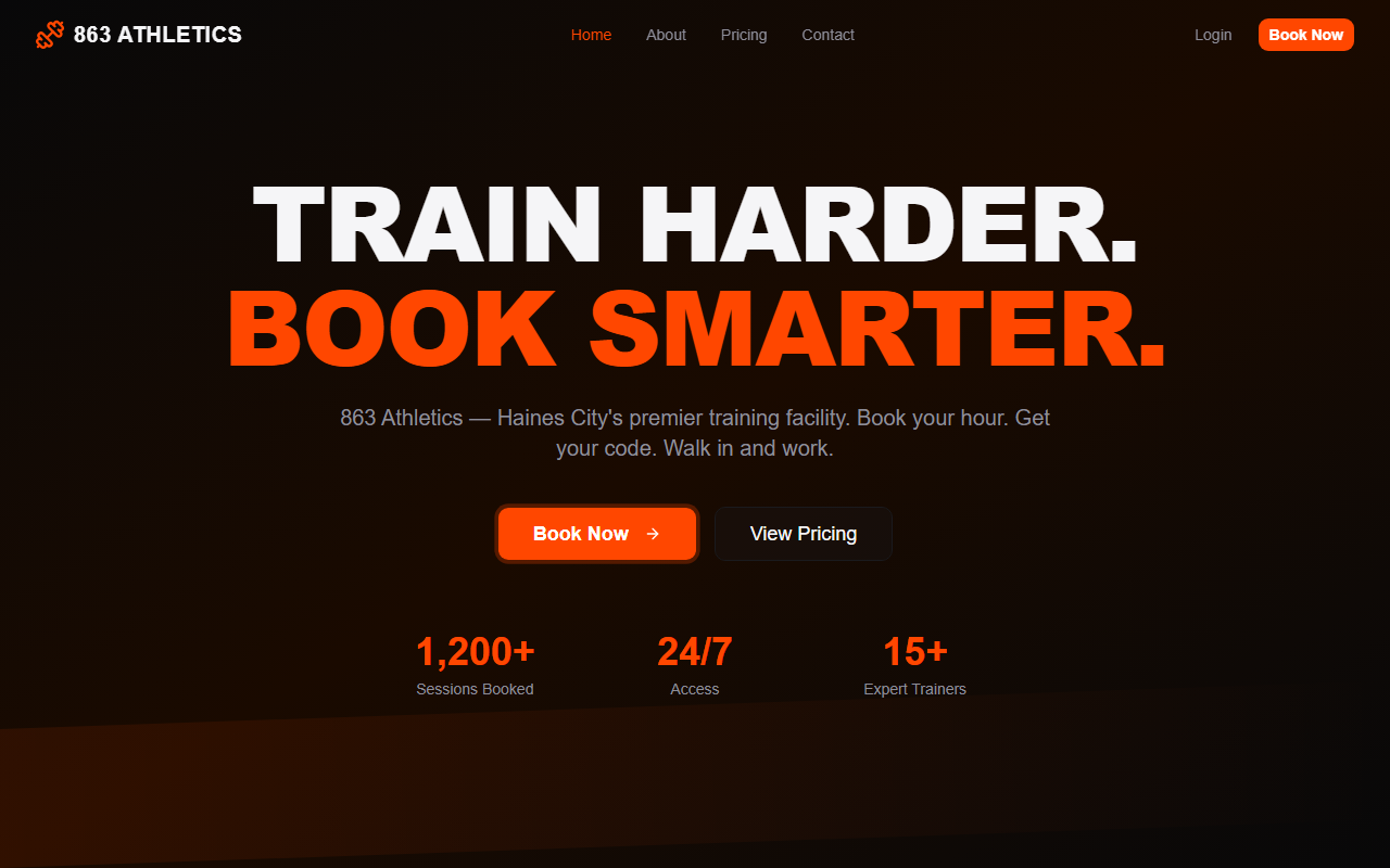 863athletics.com screenshot