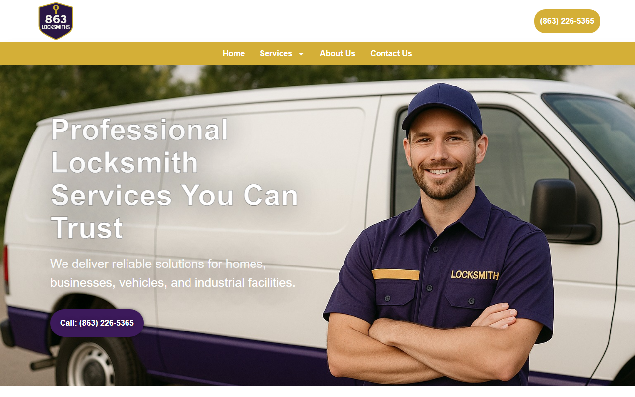863locksmiths.com screenshot