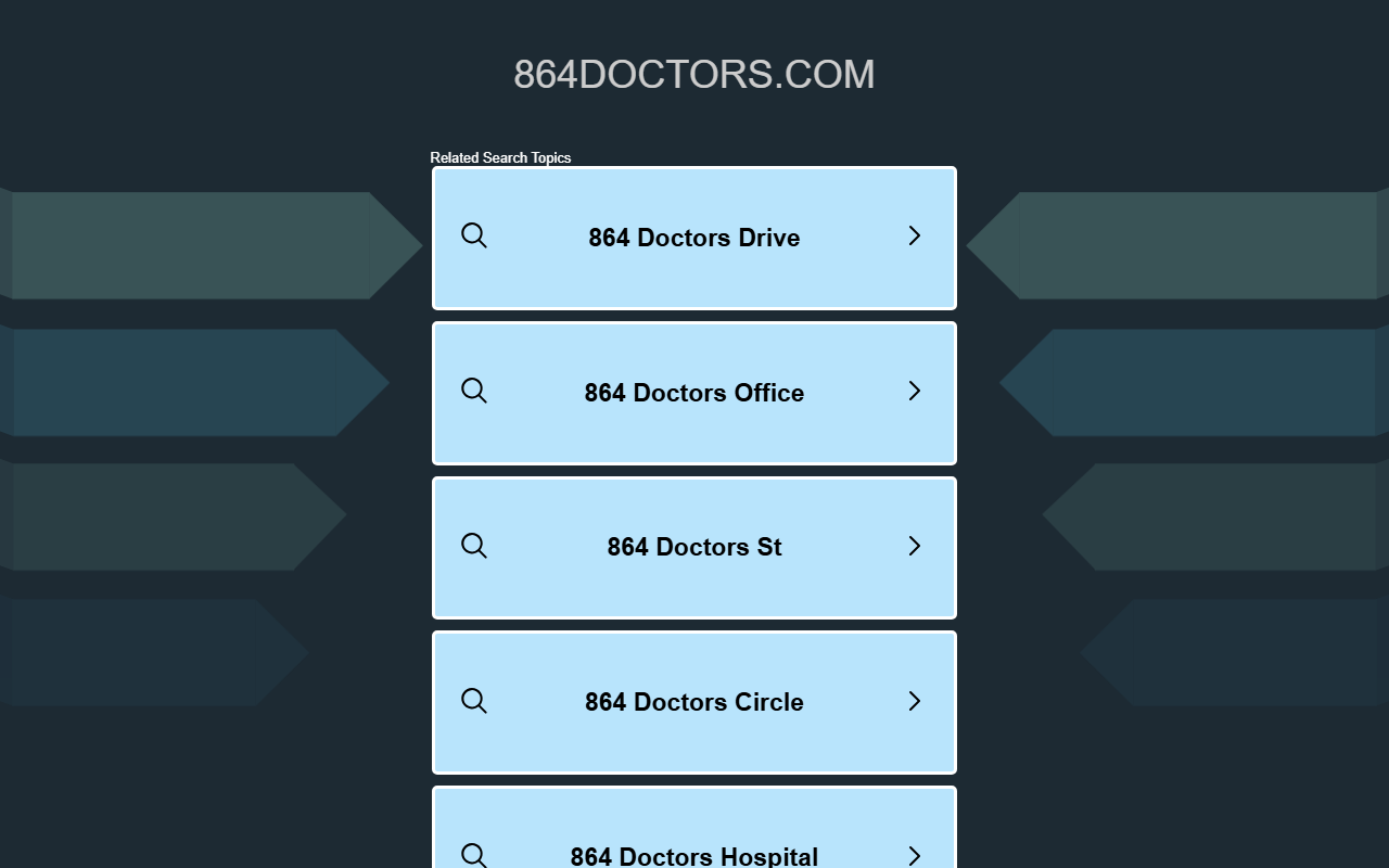864doctors.com screenshot