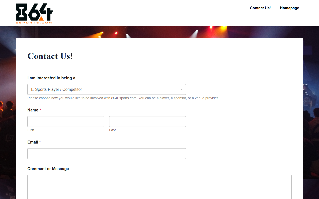 864esports.com screenshot