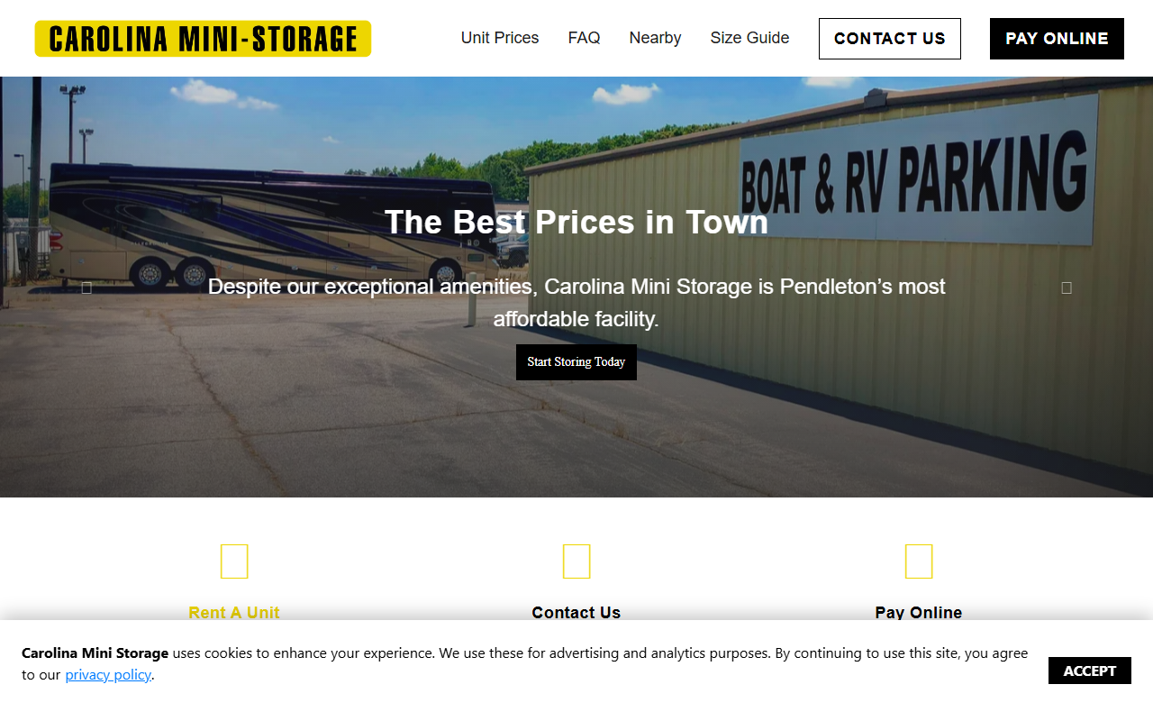 864ministorage.com screenshot