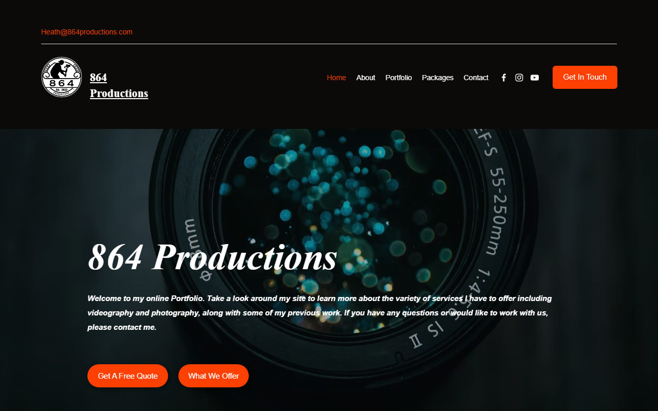 864productions.com screenshot