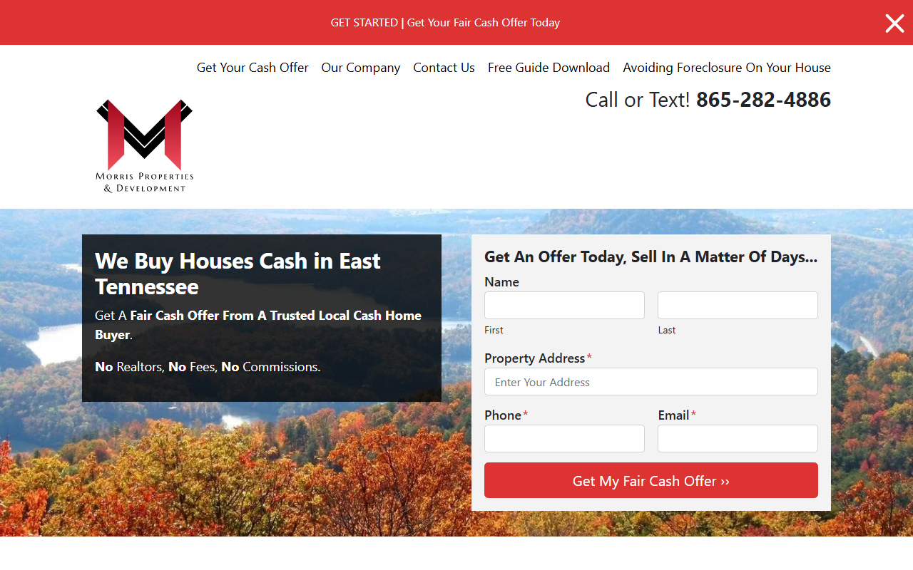 865cashbuyers.com screenshot