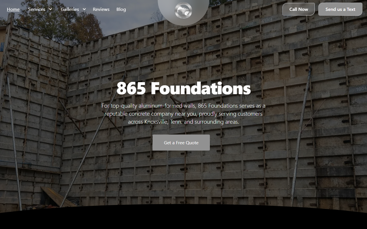 865foundations.com screenshot