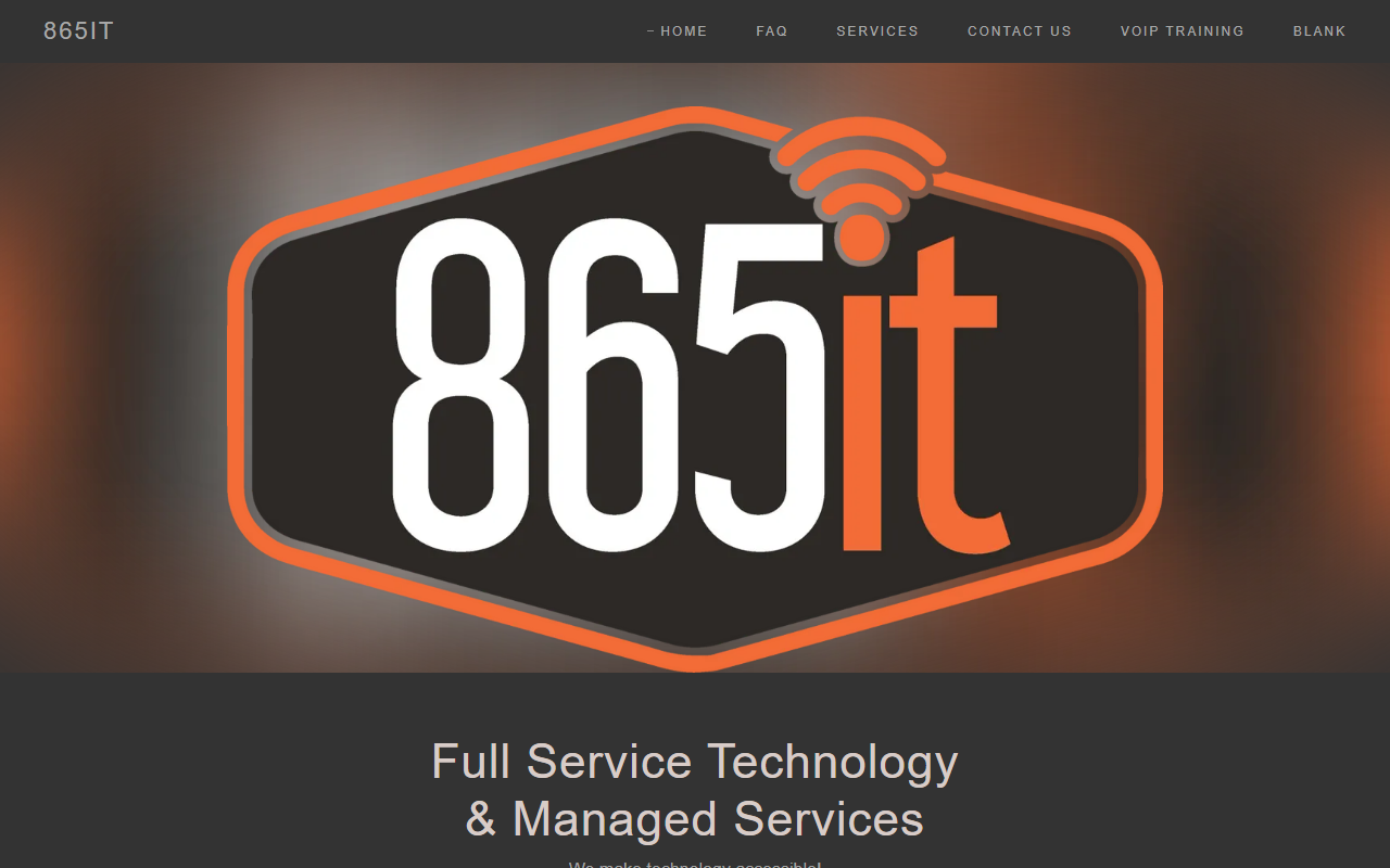 865helpdesk.com screenshot