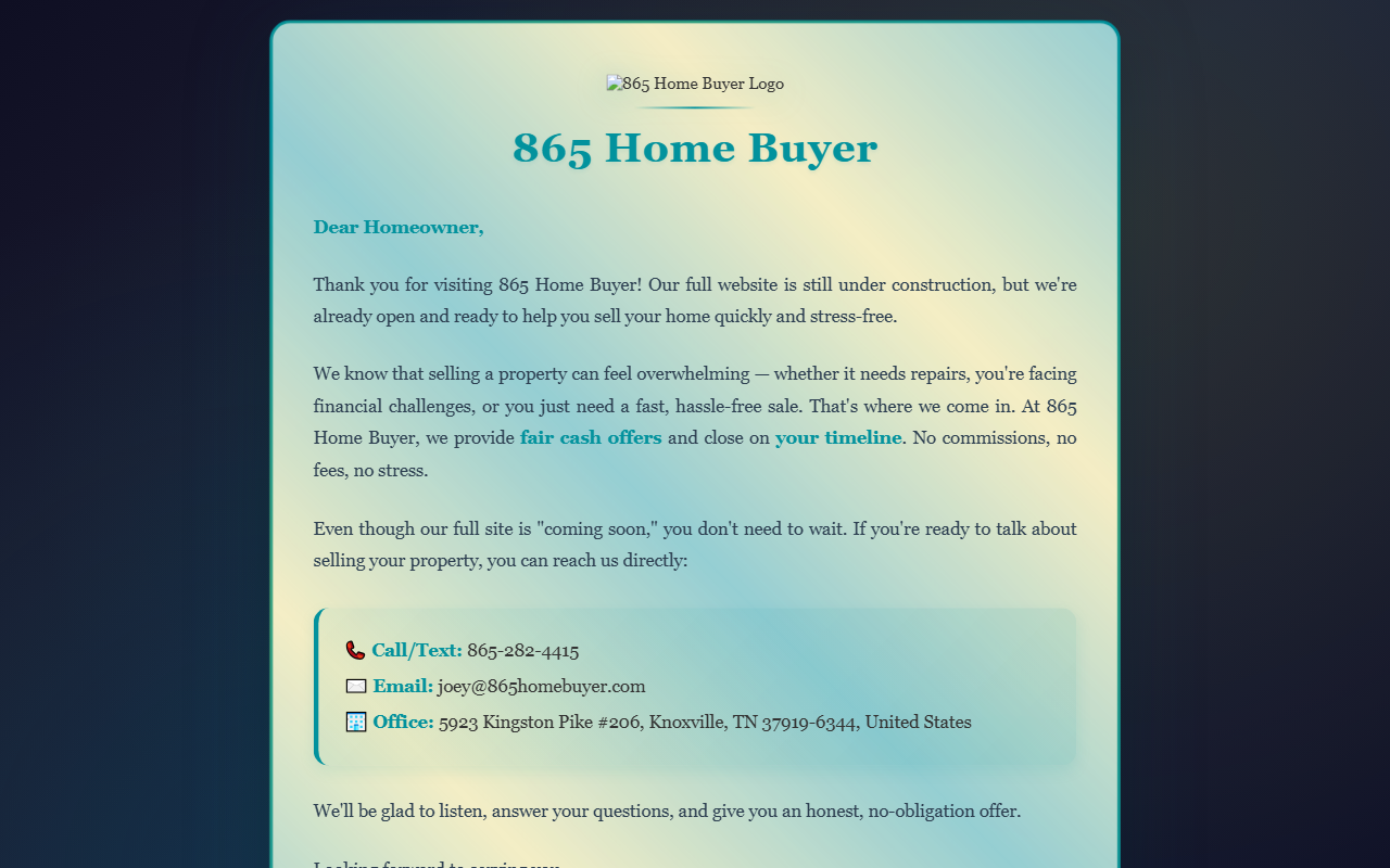 865homebuyer.com screenshot