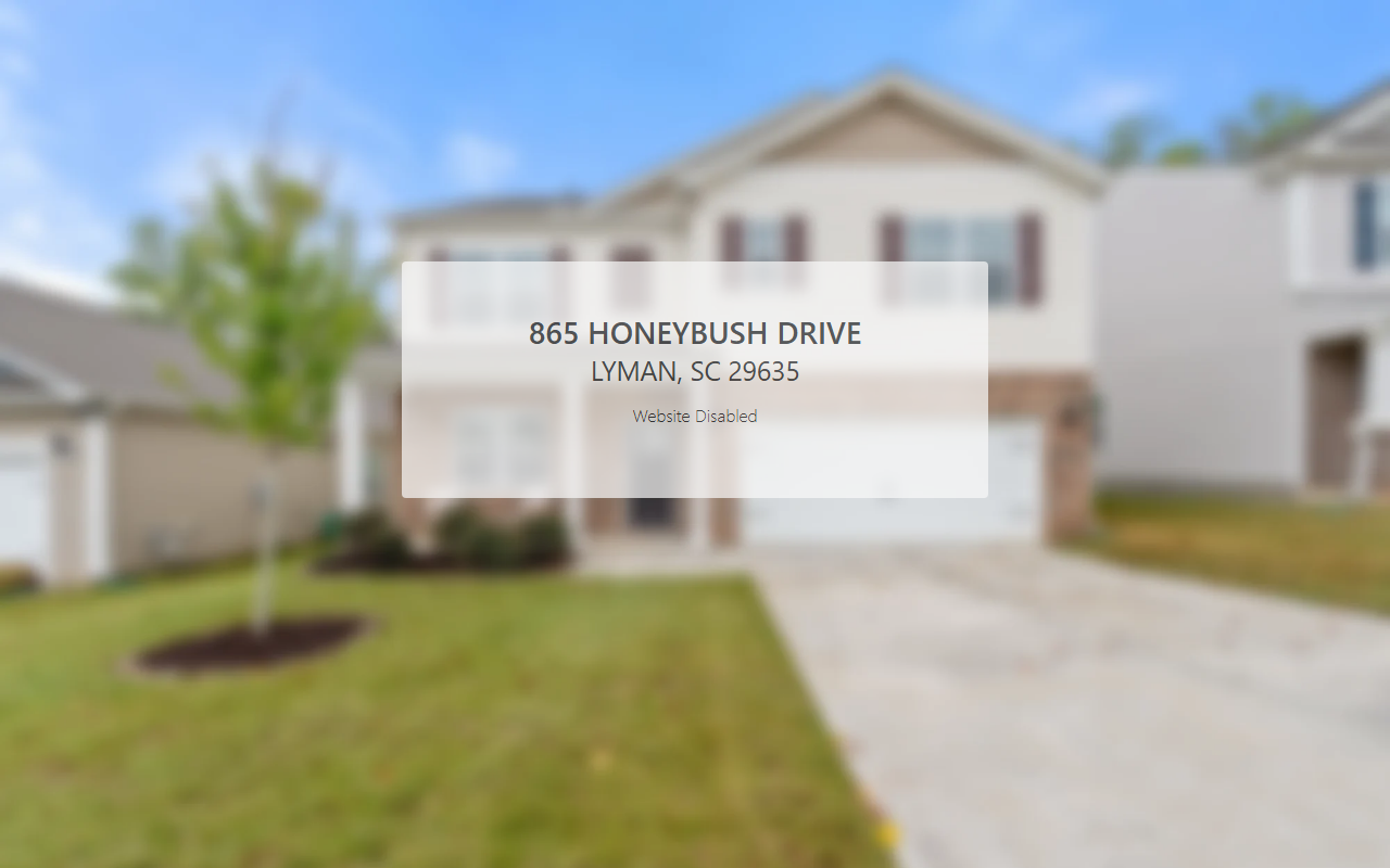 865honeybush.com screenshot