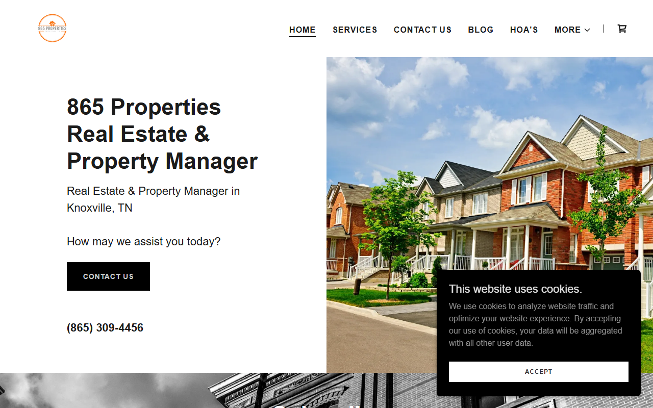 865properties.com screenshot
