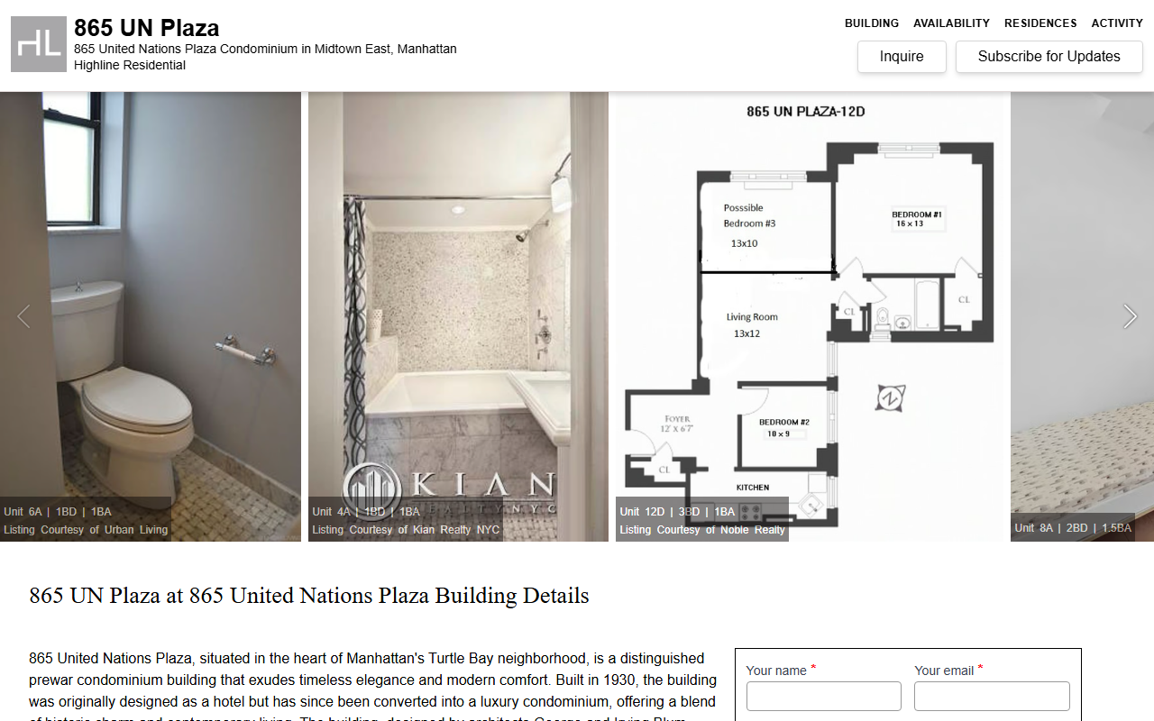 865unplazanyc.com screenshot