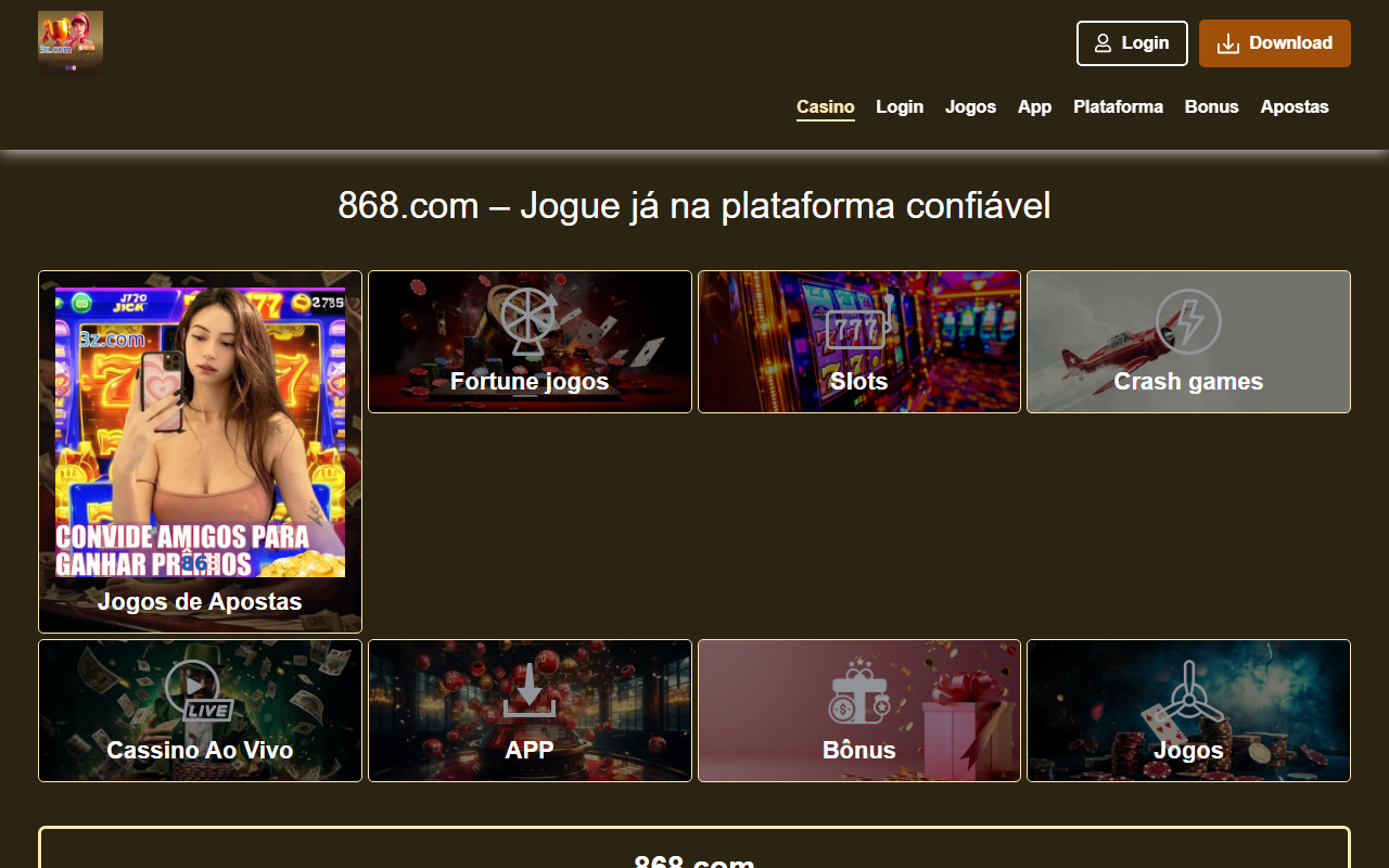 868-plataforma.com screenshot