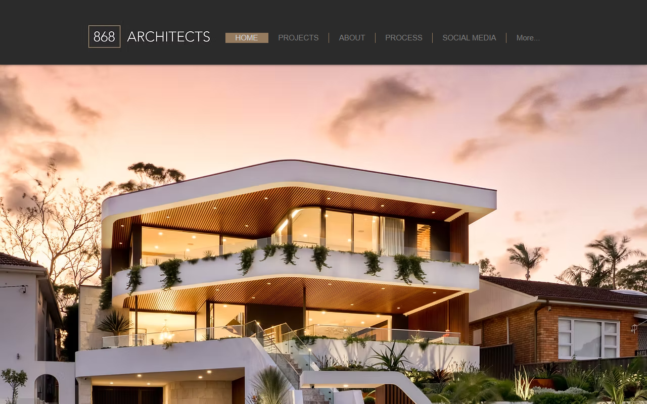 868architects.com screenshot