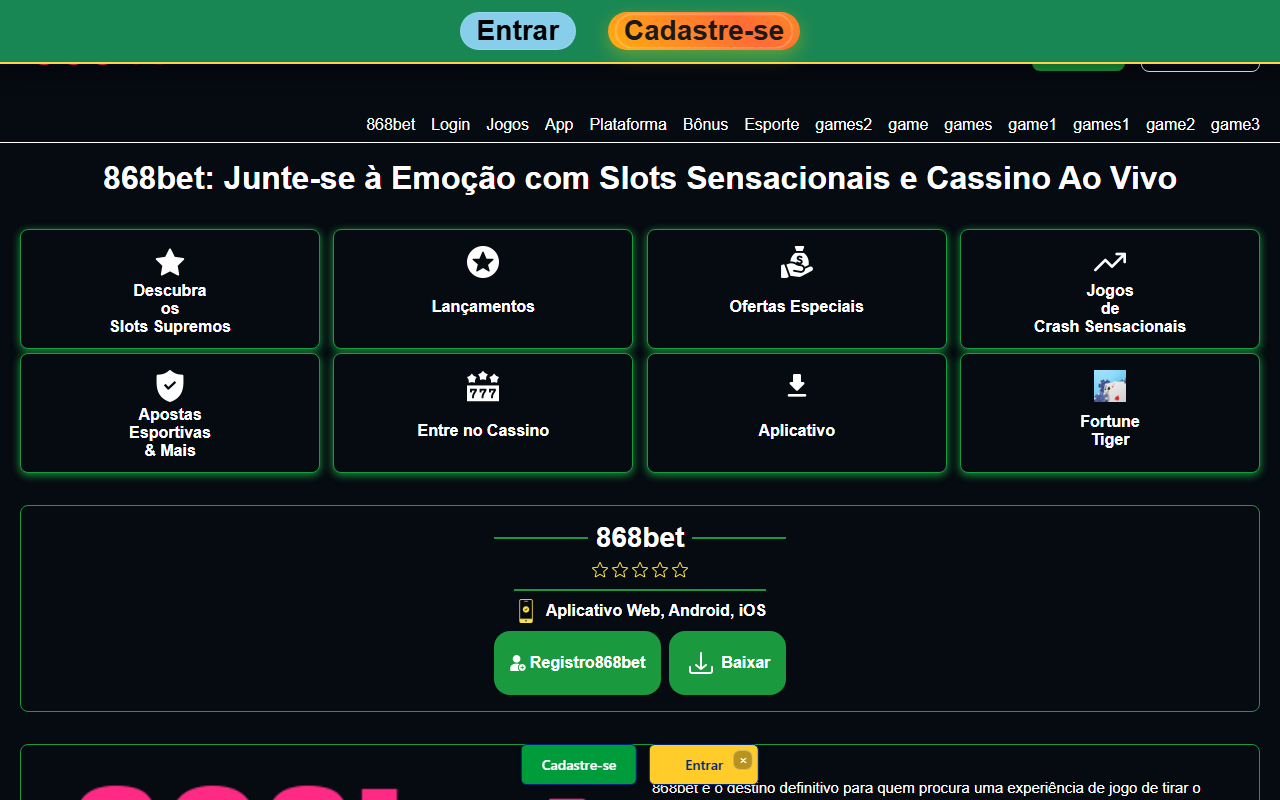 868bet-868bets.com screenshot