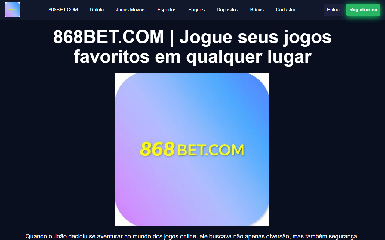 868bet-cassino.com screenshot