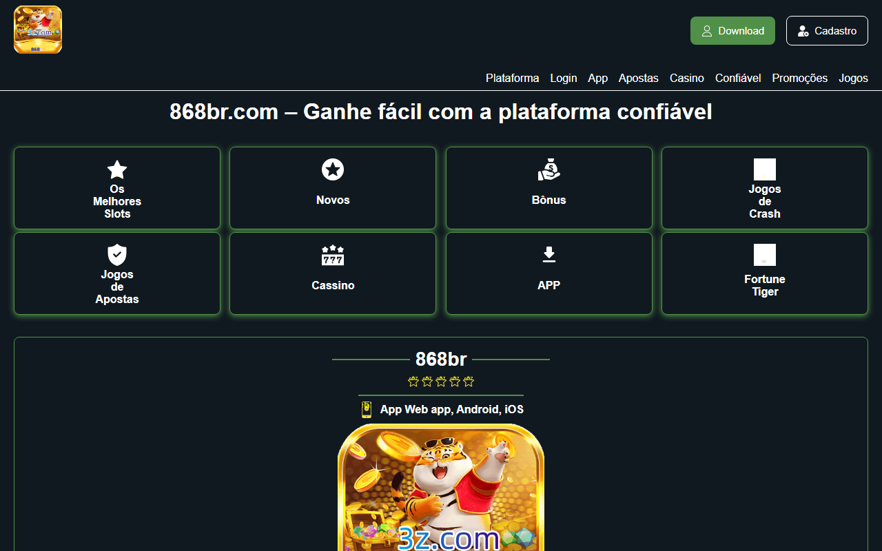 868br-jogos.com screenshot