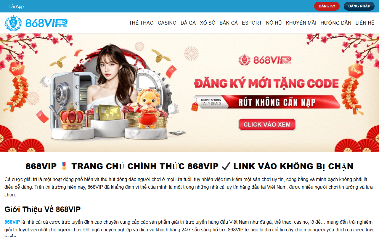 868vip-casino.com screenshot