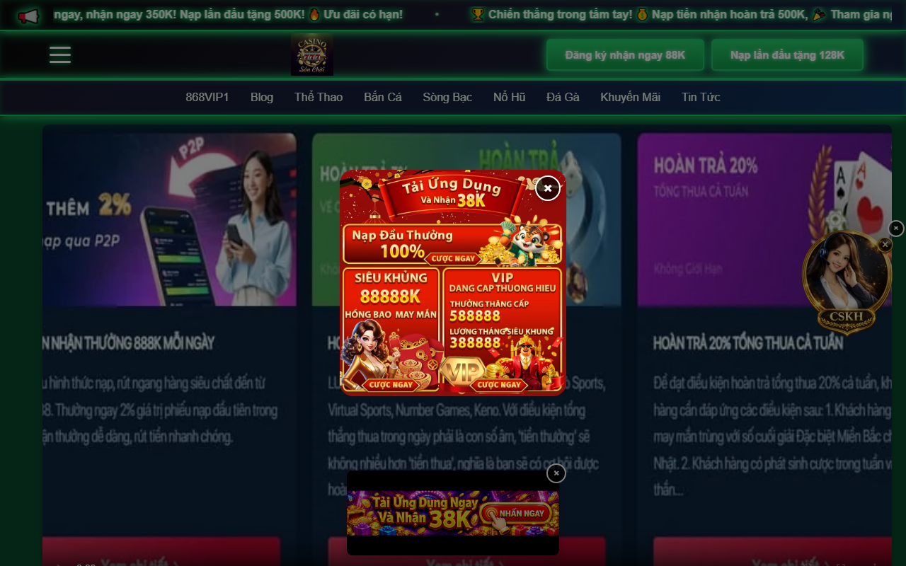 868vip1bet.com screenshot