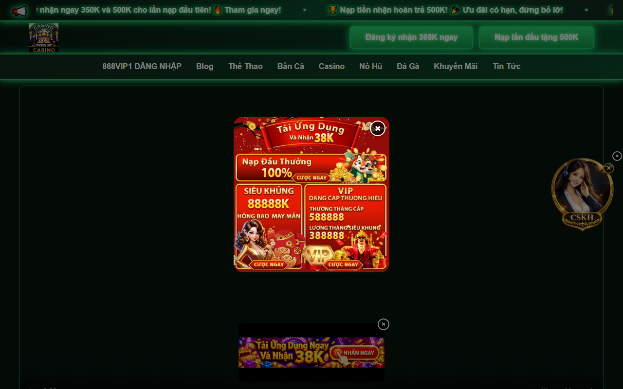 868vip1loginbet.com screenshot