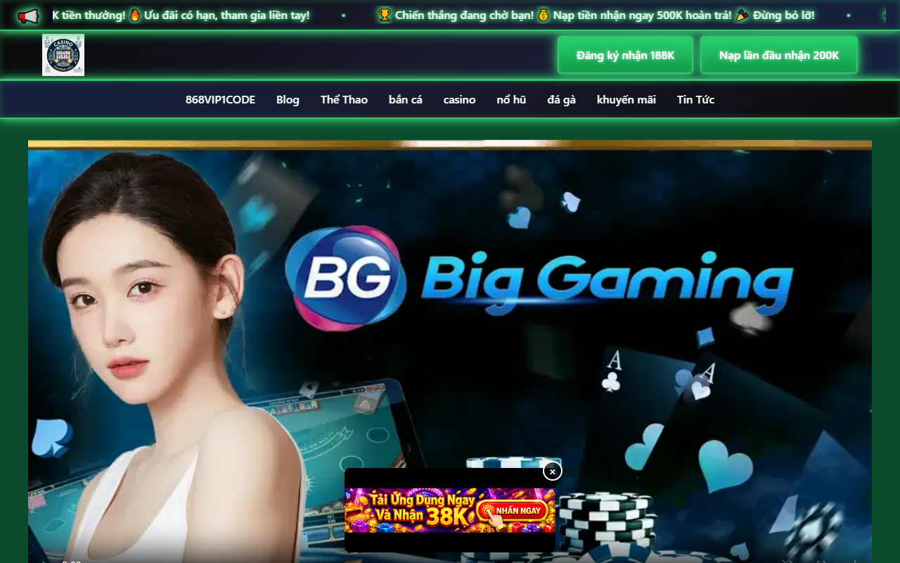868vip1win.com screenshot
