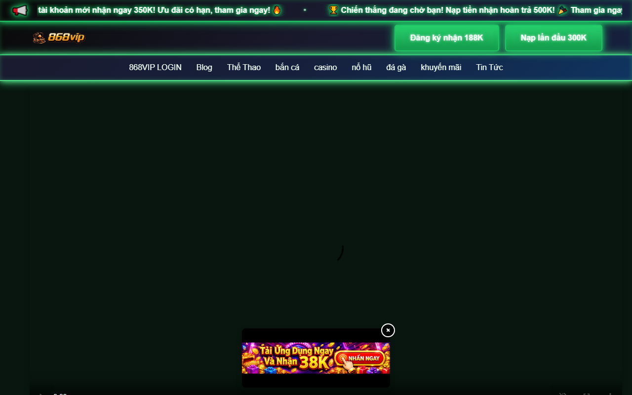868viploginvip.com screenshot