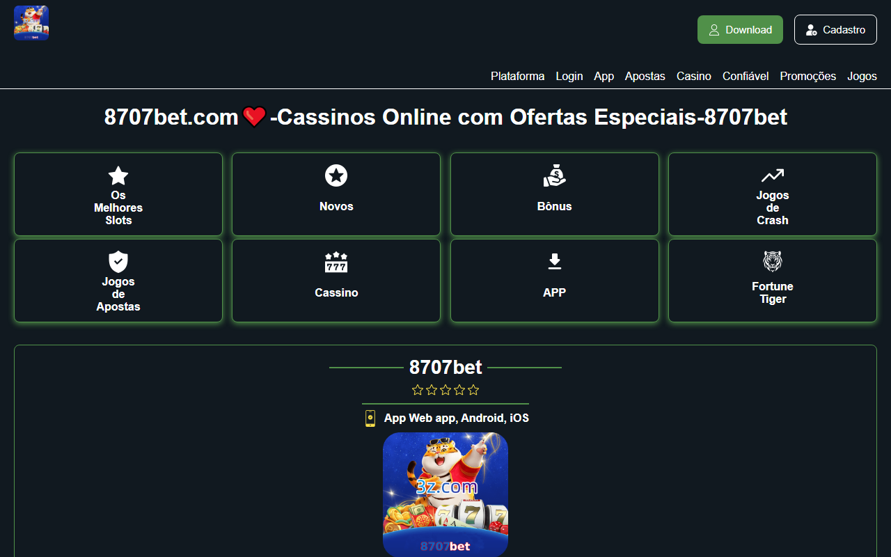 8707bet-games.com screenshot