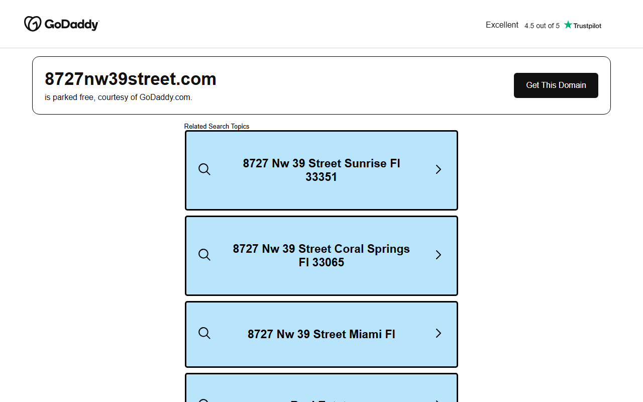 8727nw39street.com screenshot