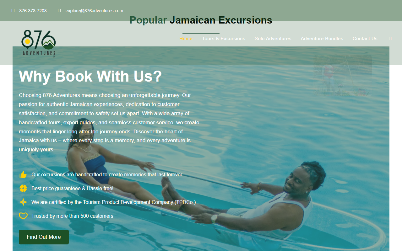 876adventures.com screenshot