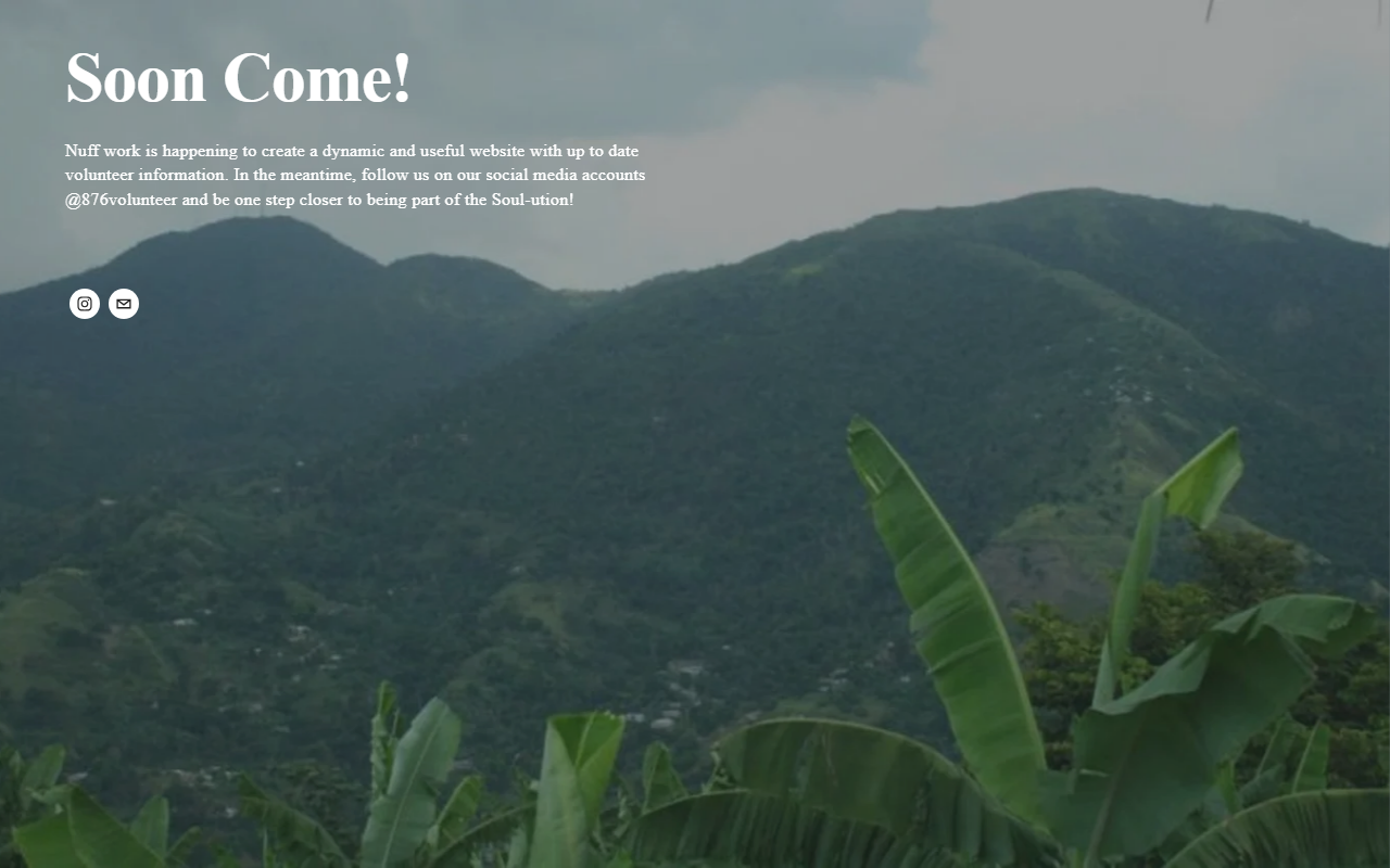 876volunteer.com screenshot