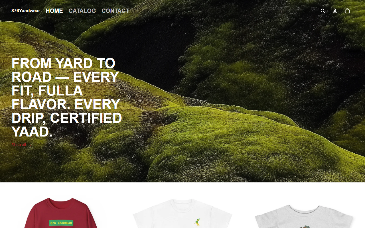 876yaadwear.com screenshot