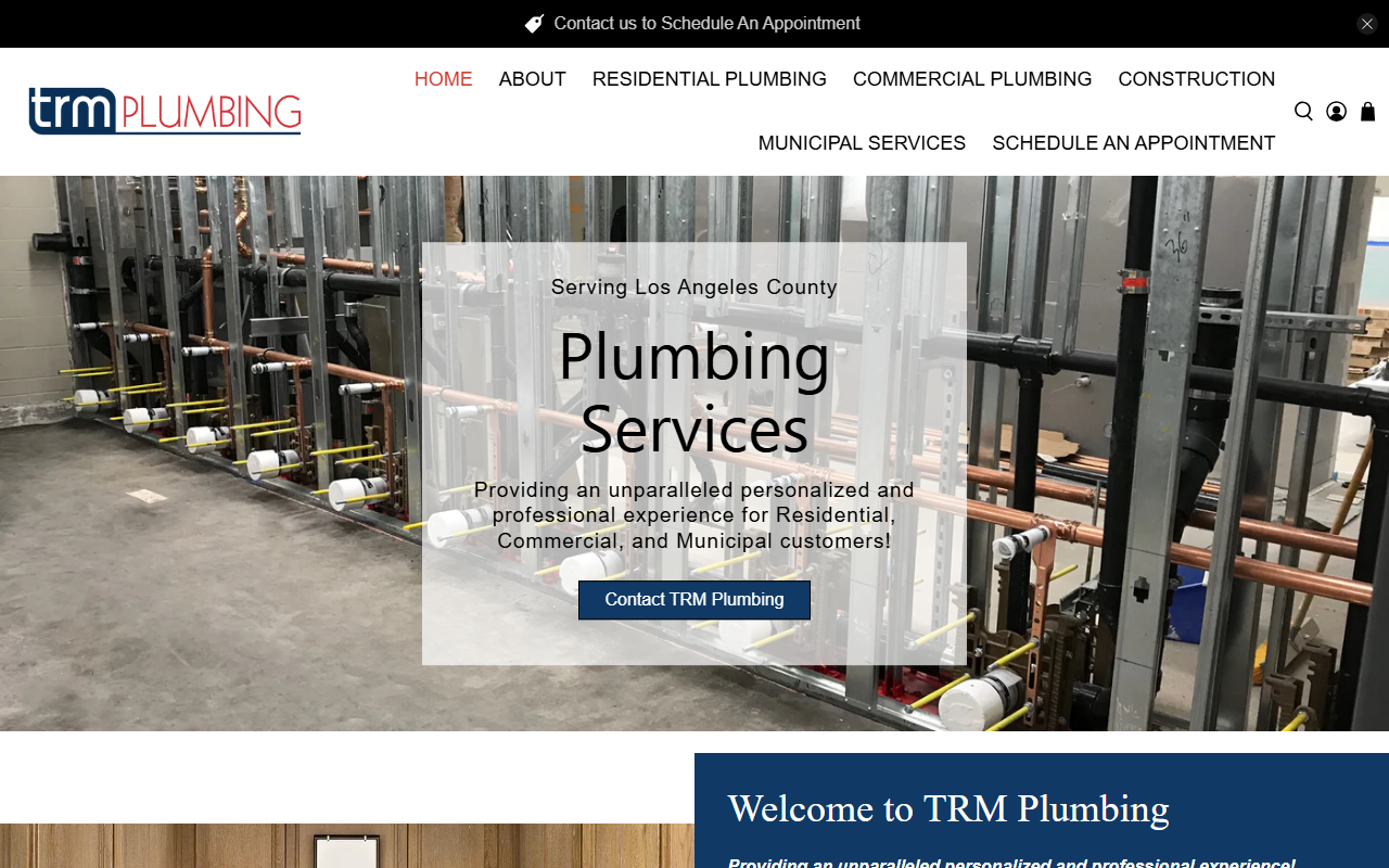 90064plumbers.com screenshot