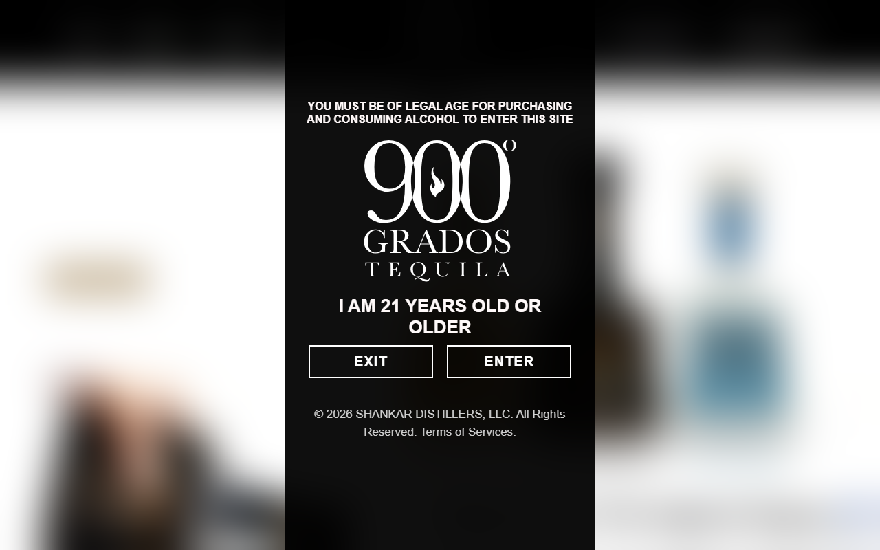 900ctequila.com screenshot