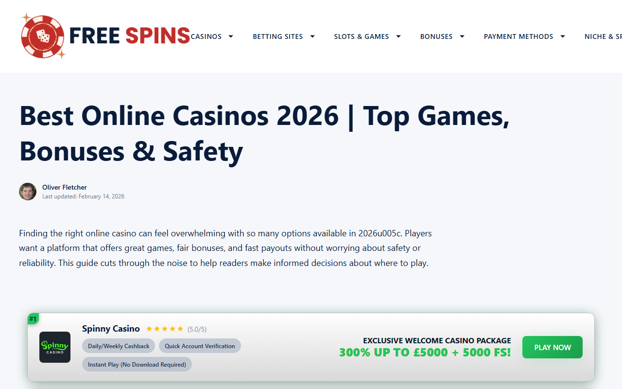900freespins.com screenshot