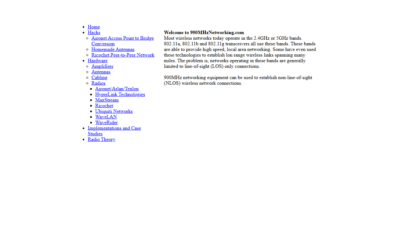 900mhznetworking.com screenshot