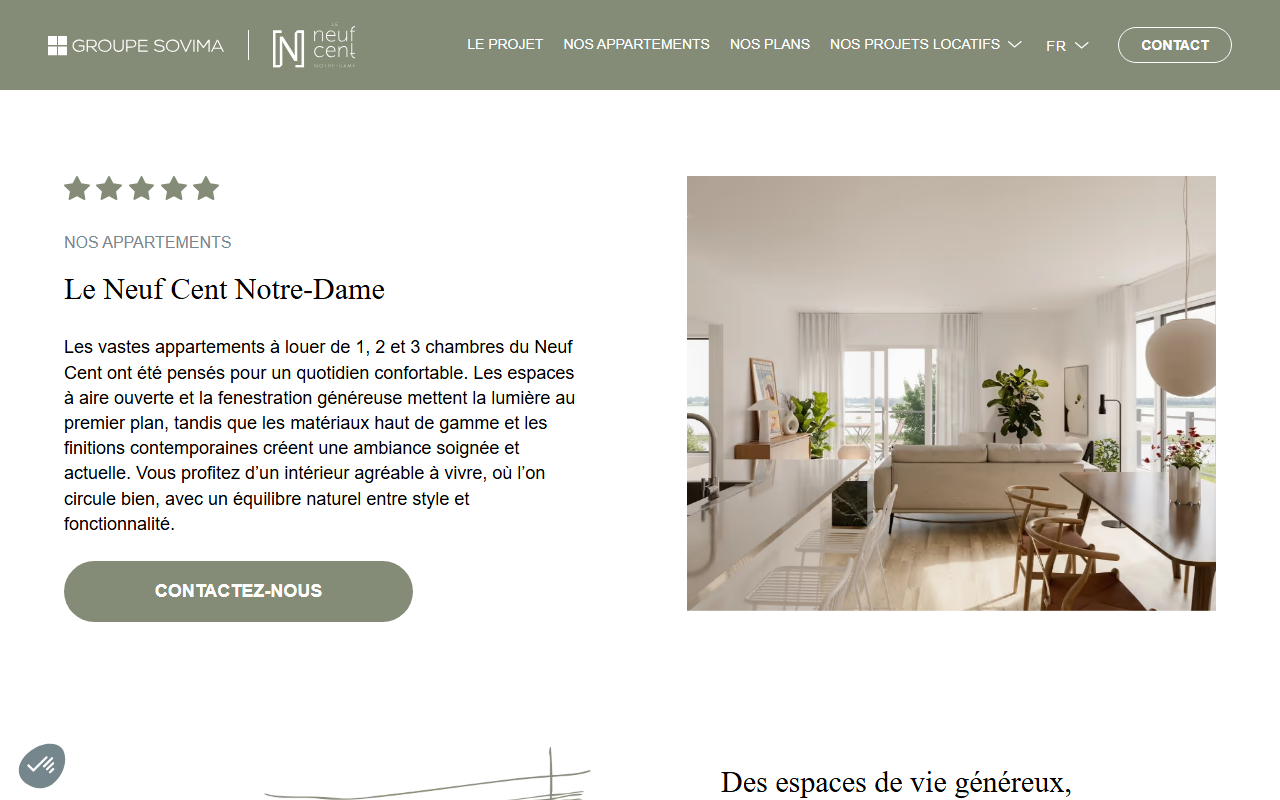 900notredame.com screenshot